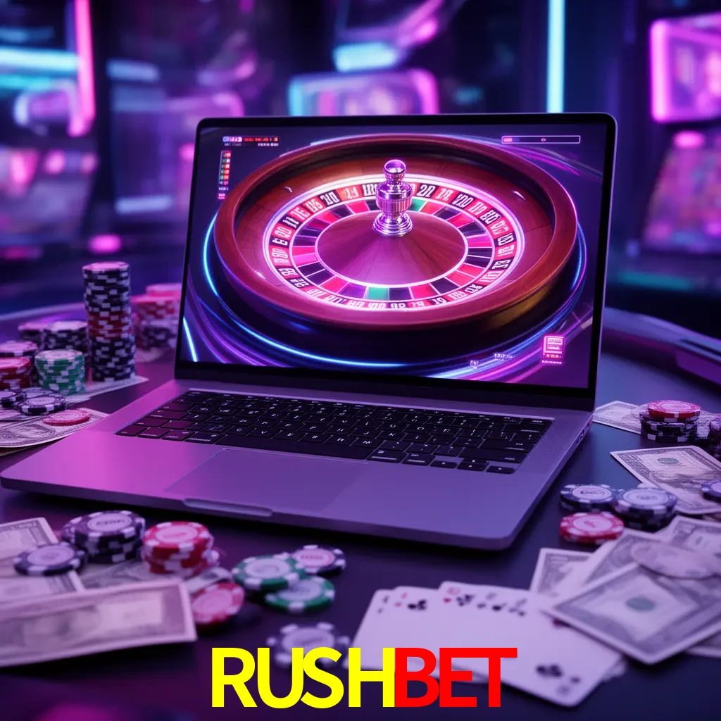 Centro móvil RUSHBET con casino, cajero, bonos, app y acceso de cuenta para México